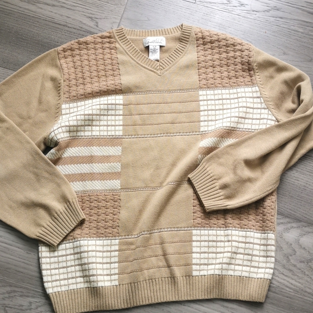 Arnold Palmer vintage grandpa v neck sweater. Size Medium. 40. EUC